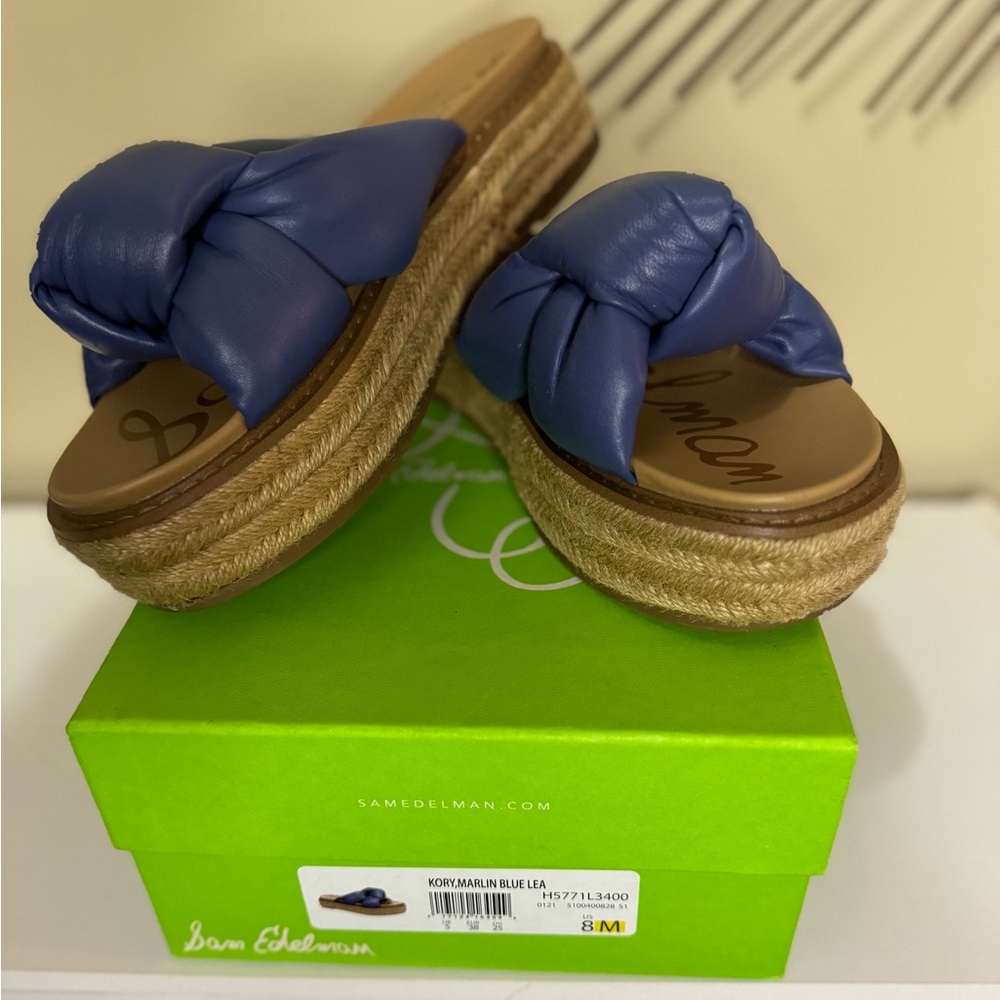 Sam Edelman - Kory, Marlin Blue Lea - 8M
